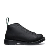 Black Greasy 7 Eye Monkey Boot