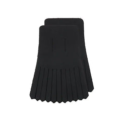 Black Greasy Gibson Shoe & Shoe Kiltie