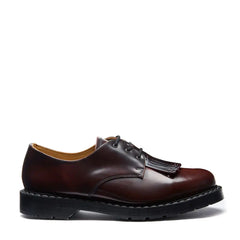 Burgundy Rub-Off Gibson Shoe & Brogue Kiltie